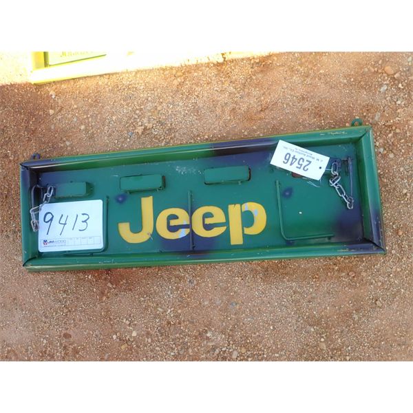 JEEP TAILGATE METAL SIGN (C-9)