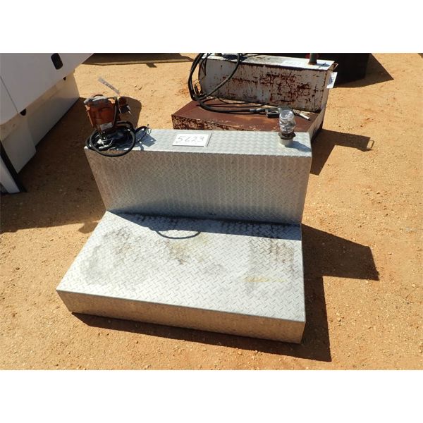 L SHAPE ALUMINUM FUEL TANK W/PUMP (A6)