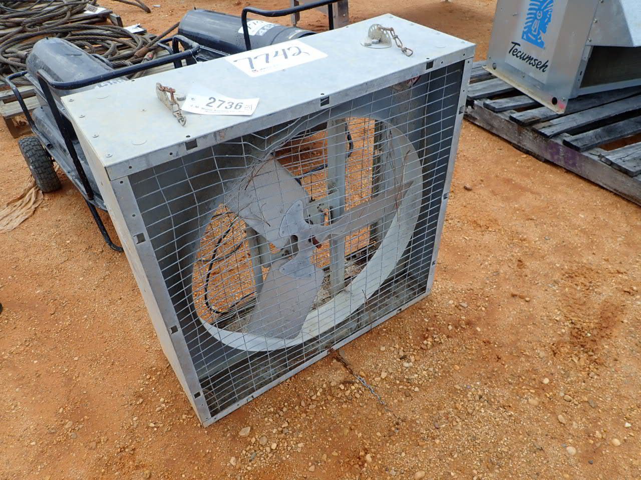 LARGE BOX FAN J.M. Wood Auction Company, Inc.