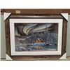 Image 3 : "NORTHERN LIGHTS" PRINT (30 1/2" H x 40 1/4" W FRAMED)