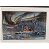 Image 4 : "NORTHERN LIGHTS" PRINT (30 1/2" H x 40 1/4" W FRAMED)