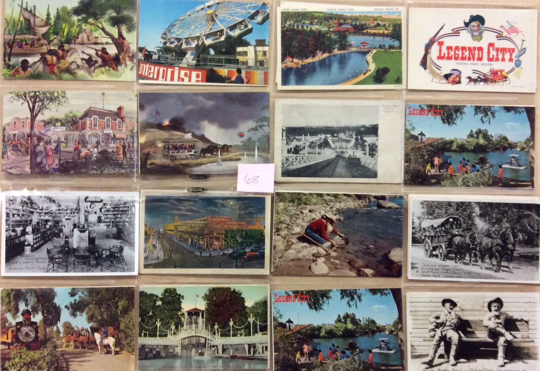 Amusement Parks & Rides Album 55+ Cards