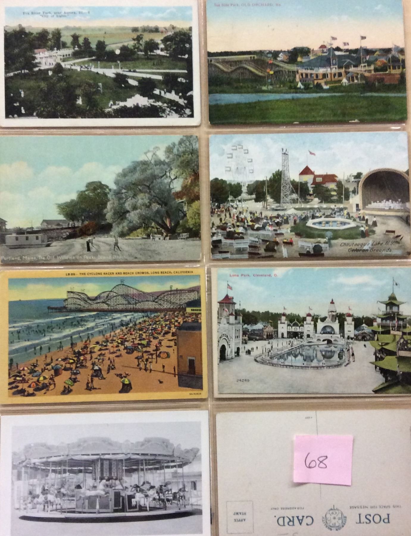 Amusement Parks & Rides Album 55+ Cards