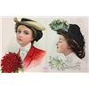 Image 2 : Pretty Ladies in Hats Litho Prints 15 Different
