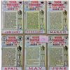 Image 1 : "Your Fortune if you were born" 12 Card Zodiac Set