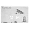 Image 1 : C.P. Rodgers Vin Fiz Airplane Aviation Blakc & White Postcard
