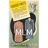 Image 1 : Linen Advertising Fashion Firsts Custom Tailored by Nash Jackets Postcard