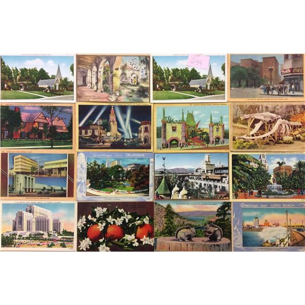 Group of West Coast USA 175+ Postcards