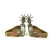 Image 1 : Pair of Mexican spurs with silver inlay