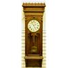 Image 1 : Oak cased Regulator wall clock