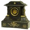 Image 1 : Large Victorian period French marble mantle clock
