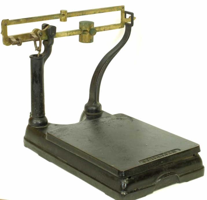 Antique Fairbanks platform scale