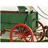 Image 3 : Vintage hand made scale model farm wagon with team
