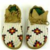Image 1 : Pair of fully beaded Cheyenne moccasins