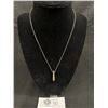 Image 1 : Unusual Italian Sterling Pendant Necklace