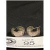 Image 2 : Pair of Engraved Birks Sterling Hoop Earrings