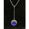 Image 2 : Blue Stone Sterling Necklace