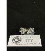Image 1 : Jay-Flex Sterling & Rhinestone 1960's Earrings