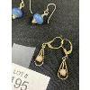 Image 2 : 3 Pairs of Earrings 1 Marked Germany