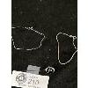 Image 2 : Two 925 Sterling Silver Dainty Chain Bracelets and Sterling Silver Locket Stickpin