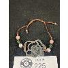 Image 2 : 925 Sterling Silver w/ 925 Rose Centerpiece, Cord Bracelet