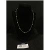 Image 1 : Vintage 925 Sterling Silver Bead Chain Necklace