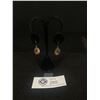 Image 1 : Vintage 925 Sterling Silver, SOUL FLOWER Dangle Earrings