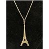 Image 2 : Signed Tashi Eifel Tower Sterling Necklace