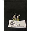 Image 1 : Fabulous Pair of Sterling & Peridot Earrings