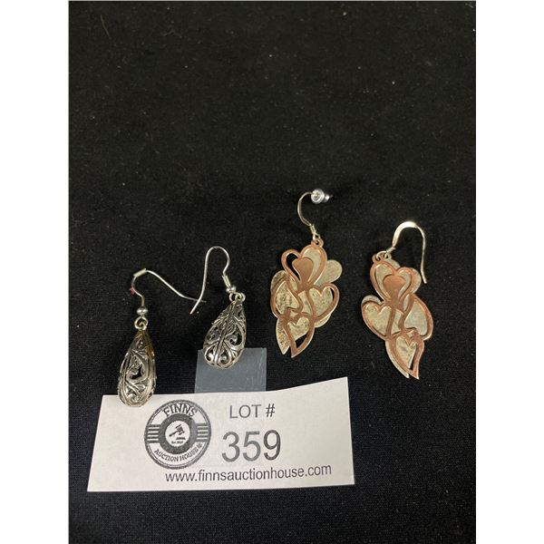 2 Pairs Earrings ( Not Tested)