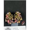 Image 2 : Superb Quality Vintage Signed "Florenza" Earrings