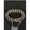 Image 2 : Large Sterling 1960's Charm Bracelet