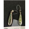 Image 2 : Pair of Sterling& Shell Teardrop Earrings