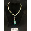 Image 1 : Turquoise and Bone Choker Necklace