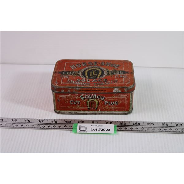 Horseshoe Tobacco Tin