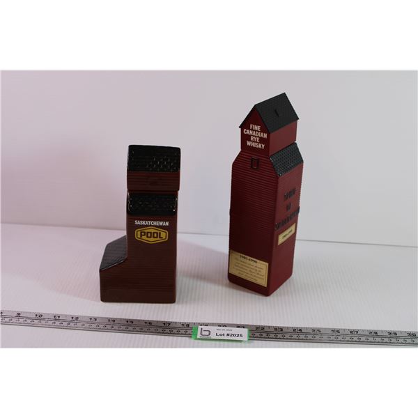 (2) Saskatchewan Liquor Decanters