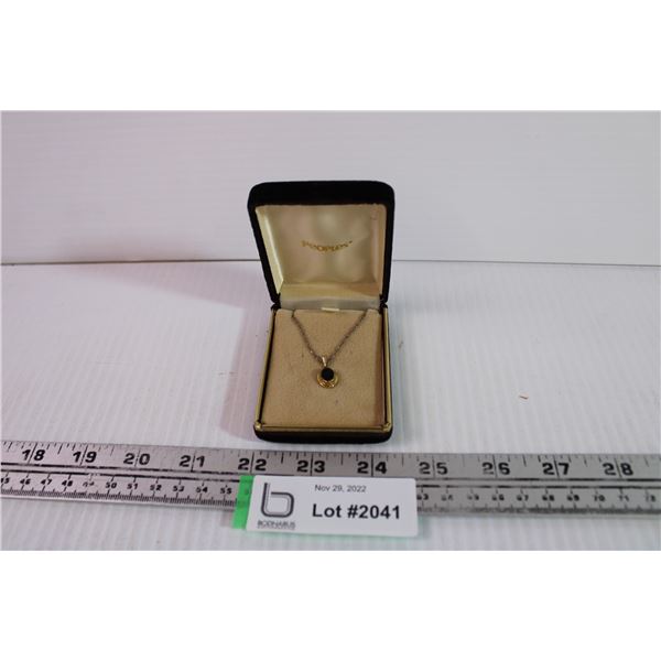 Gold Filled & 925 Gemstone Necklace