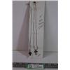 Image 1 : (2) Sterling Cross Necklaces (18”)