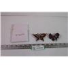Image 1 : 2X THE BID PRICE - Colourful Butterfly Brooches