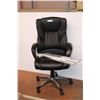 Image 1 : *Black Office Chair + (2) Curtain Rods (New)