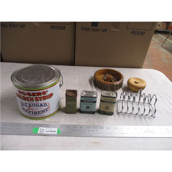 Collectors tins + misc