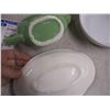 Image 3 : Colored gravy bowl, plate, misc