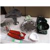 Image 3 : Trophy ashtray, serving tray, flour sifter, misc