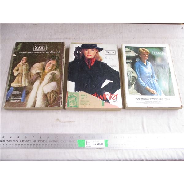 (3) Sears catalogs