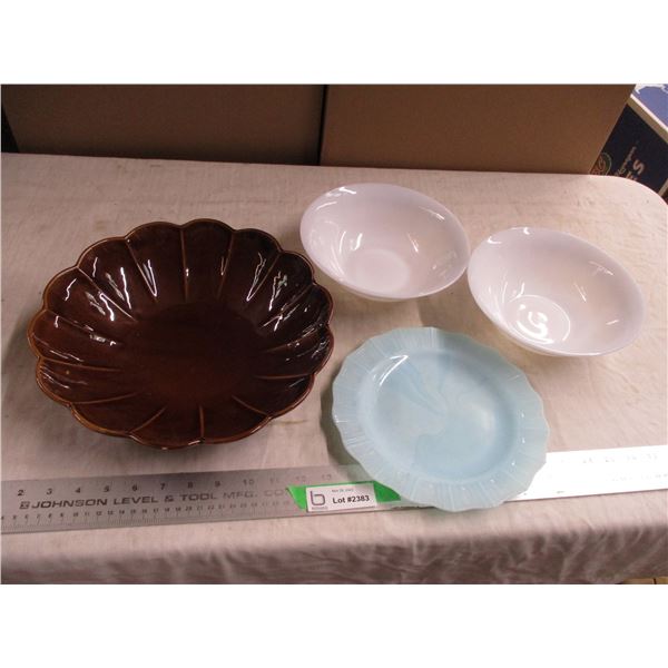 Sunburst bowl, federal glass bowls, misc