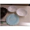 Image 3 : Sunburst bowl, federal glass bowls, misc