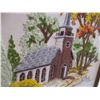 Image 4 : Crochet picture with church 19x23