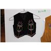 Image 2 : Cree beaded vests - Buckskin Beaded Vest (Large) + Kids Beaded Vest