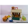 Image 1 : Fisher-Price School House w/ Furniture and Bus