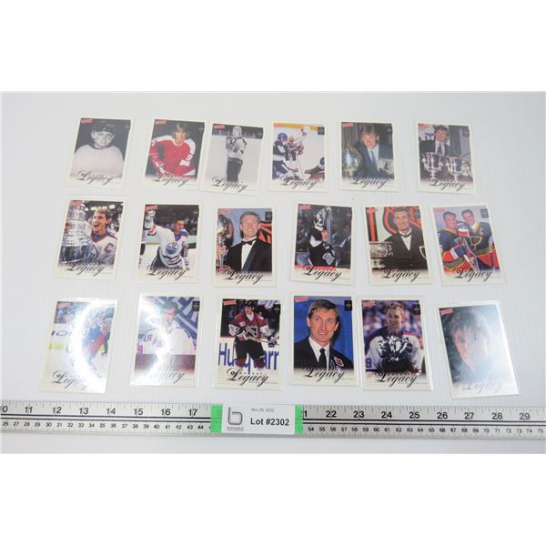 (18) Wayne Gretzky Legacy 1999 Hockey Cards